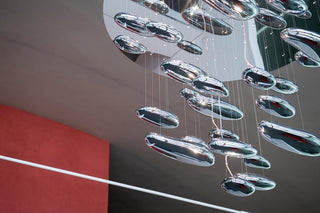 Lustra Lustre Sculptural en Aluminium