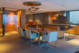Lustra Lustre Sculptural en Aluminium