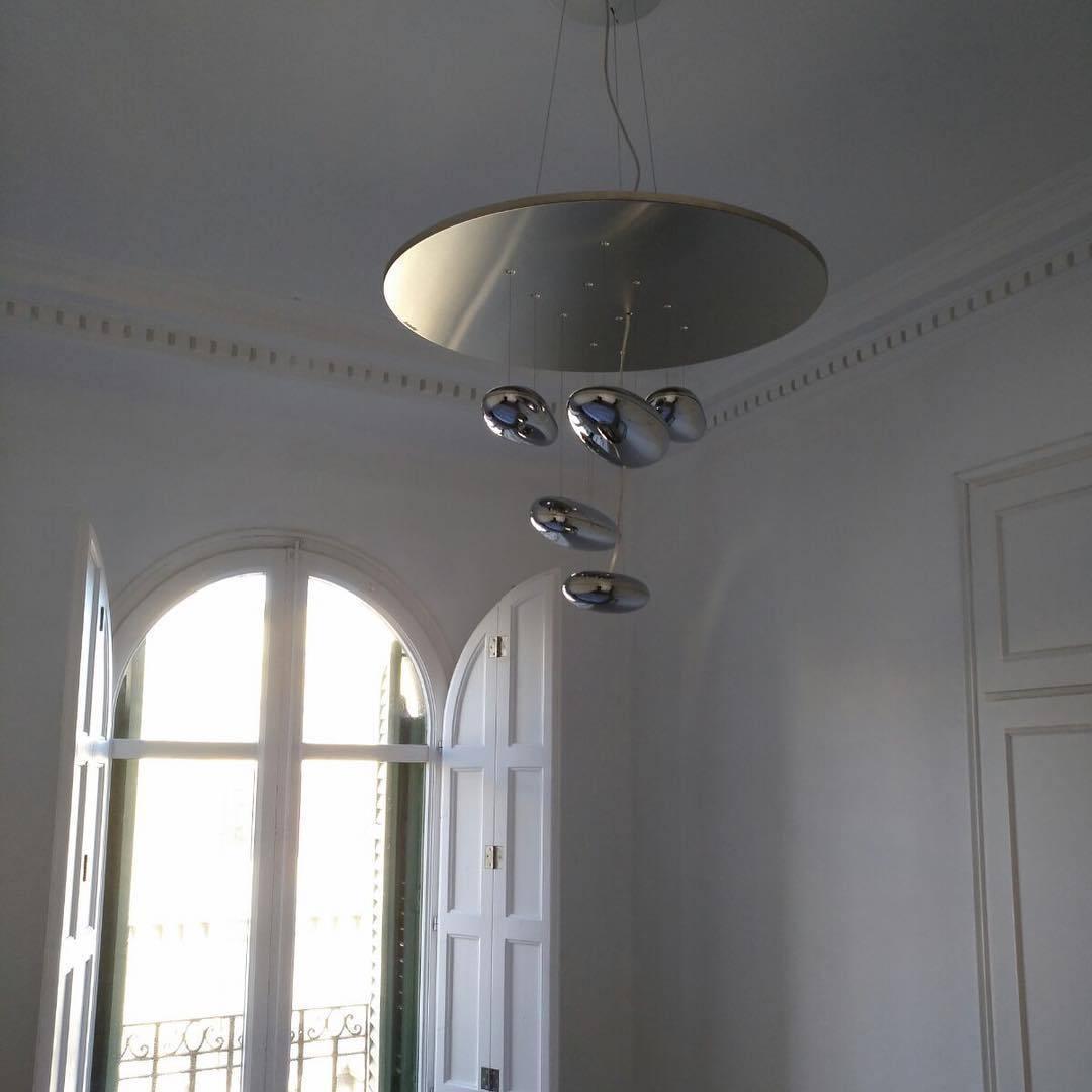 Emileira Lustre Sculptural en Aluminium