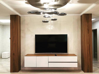 Lustra Plafonnier en Aluminium Galet-Luire