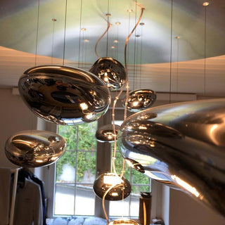 Lustra Lustre Sculptural en Aluminium