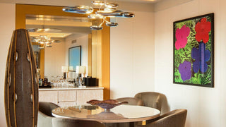 Lustra Lustre Sculptural en Aluminium