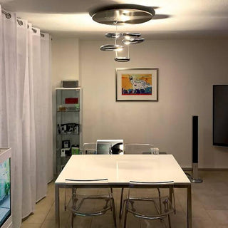 Lustra Lustre Sculptural en Aluminium