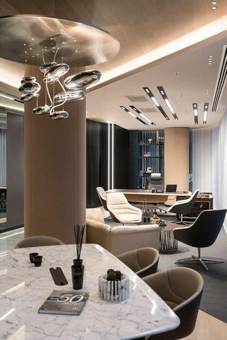 Lustra Plafonnier en Aluminium Galet-Luire