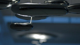 Lustra Lustre Sculptural en Aluminium