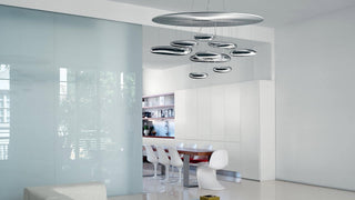 Lustra Lustre Sculptural en Aluminium