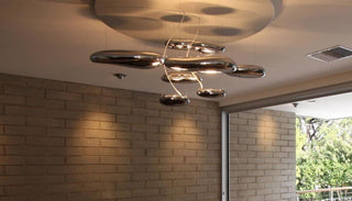 Lustra Lustre Sculptural en Aluminium