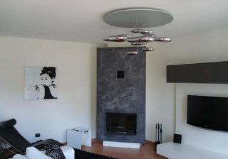 Lustra Lustre Sculptural en Aluminium