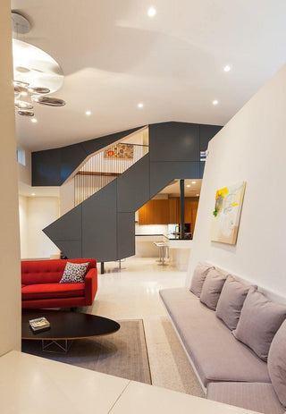 Lustra Lustre Sculptural en Aluminium