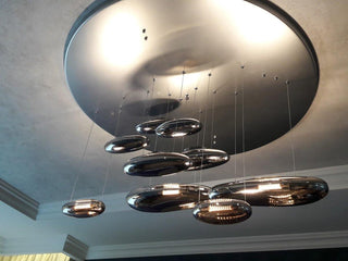 Lustra Lustre Sculptural en Aluminium