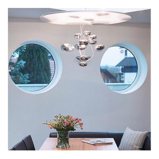 Lustra Lustre Sculptural en Aluminium