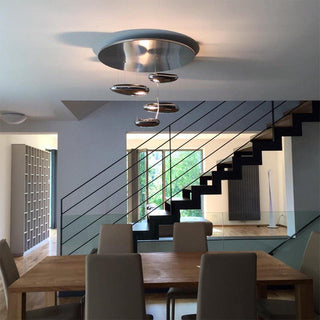 Lustra Lustre Sculptural en Aluminium