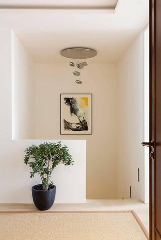 Lustra Lustre Sculptural en Aluminium