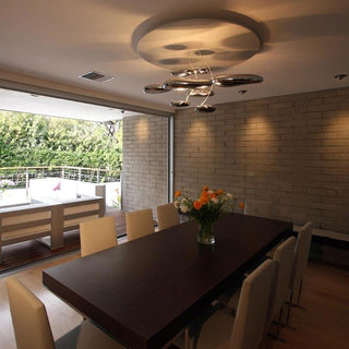 Lustra Plafonnier en Aluminium Galet-Luire