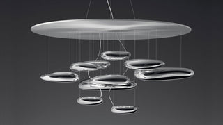 Lustra Lustre Sculptural en Aluminium