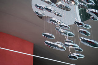 Lustra Lustre Sculptural en Aluminium