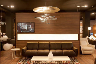 Lustra Lustre Sculptural en Aluminium
