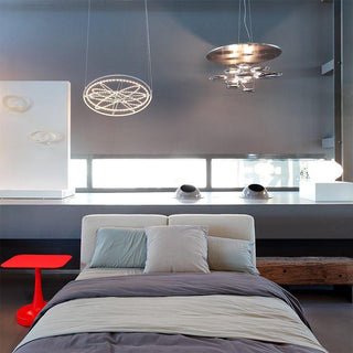 Lustra Lustre Sculptural en Aluminium
