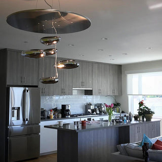 Lustra Lustre Sculptural en Aluminium