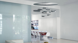 Lustra Lustre Sculptural en Aluminium