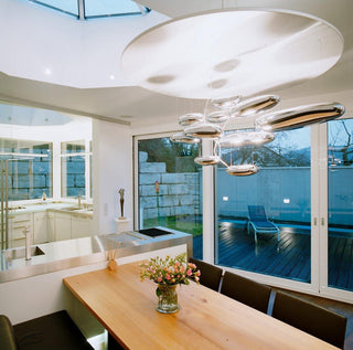 Lustra Lustre Sculptural en Aluminium