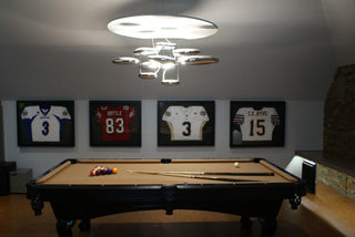 Lustra Lustre Sculptural en Aluminium