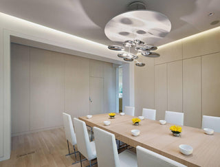 Lustra Lustre Sculptural en Aluminium