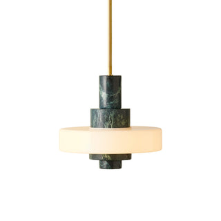 Mercury Suspension en Marbre Vert