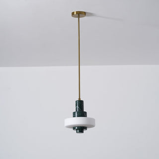 Mercury Suspension en Marbre Vert