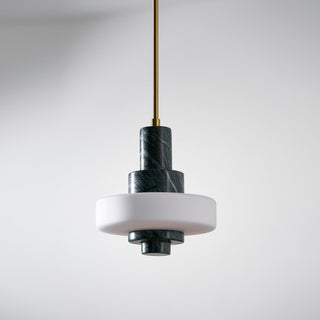 Mercury Suspension en Marbre Vert