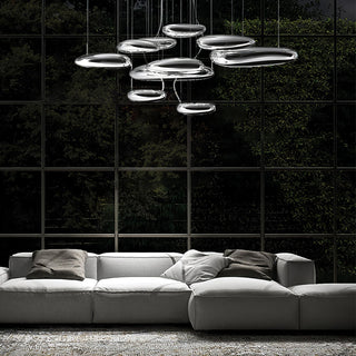 Lustra Plafonnier en Aluminium Galet-Luire