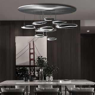 Lustra Plafonnier en Aluminium Galet-Luire