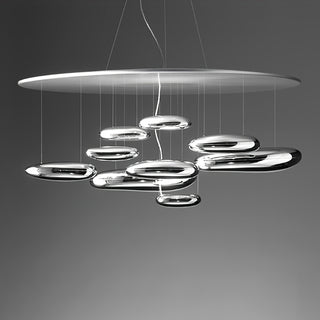 Lustra Lustre Sculptural en Aluminium