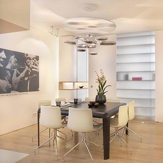 Lustra Lustre Sculptural en Aluminium