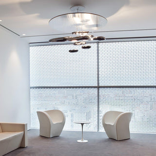 Lustra Lustre Sculptural en Aluminium