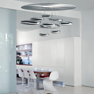 Lustra Lustre Sculptural en Aluminium