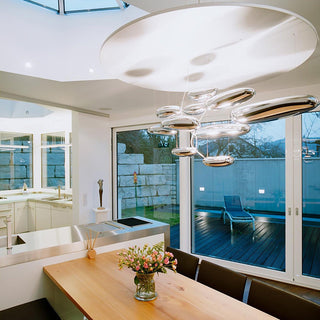 Lustra Lustre Sculptural en Aluminium