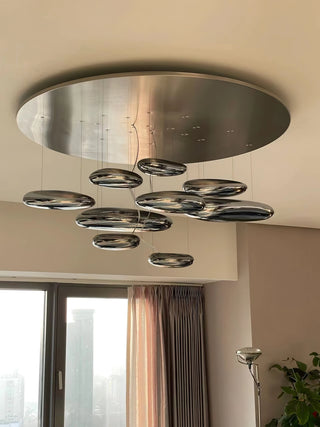 Lustra Plafonnier en Aluminium Galet-Luire