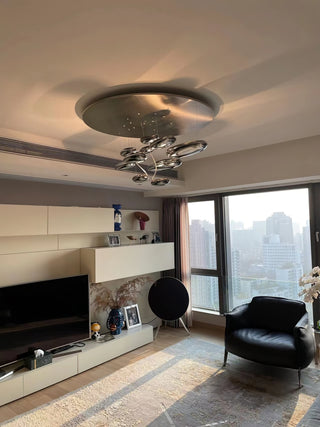 Lustra Plafonnier en Aluminium Galet-Luire