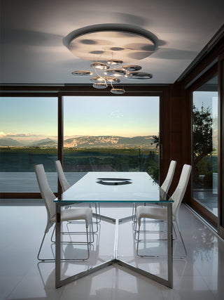 Lustra Plafonnier en Aluminium Galet-Luire