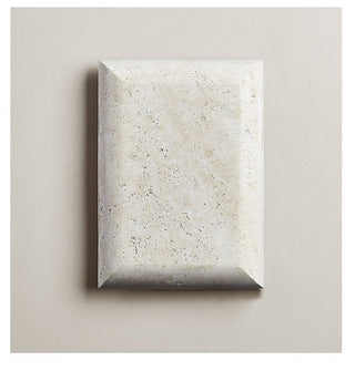 Mesa Glow Travertine Sconce-Neutral Decor
