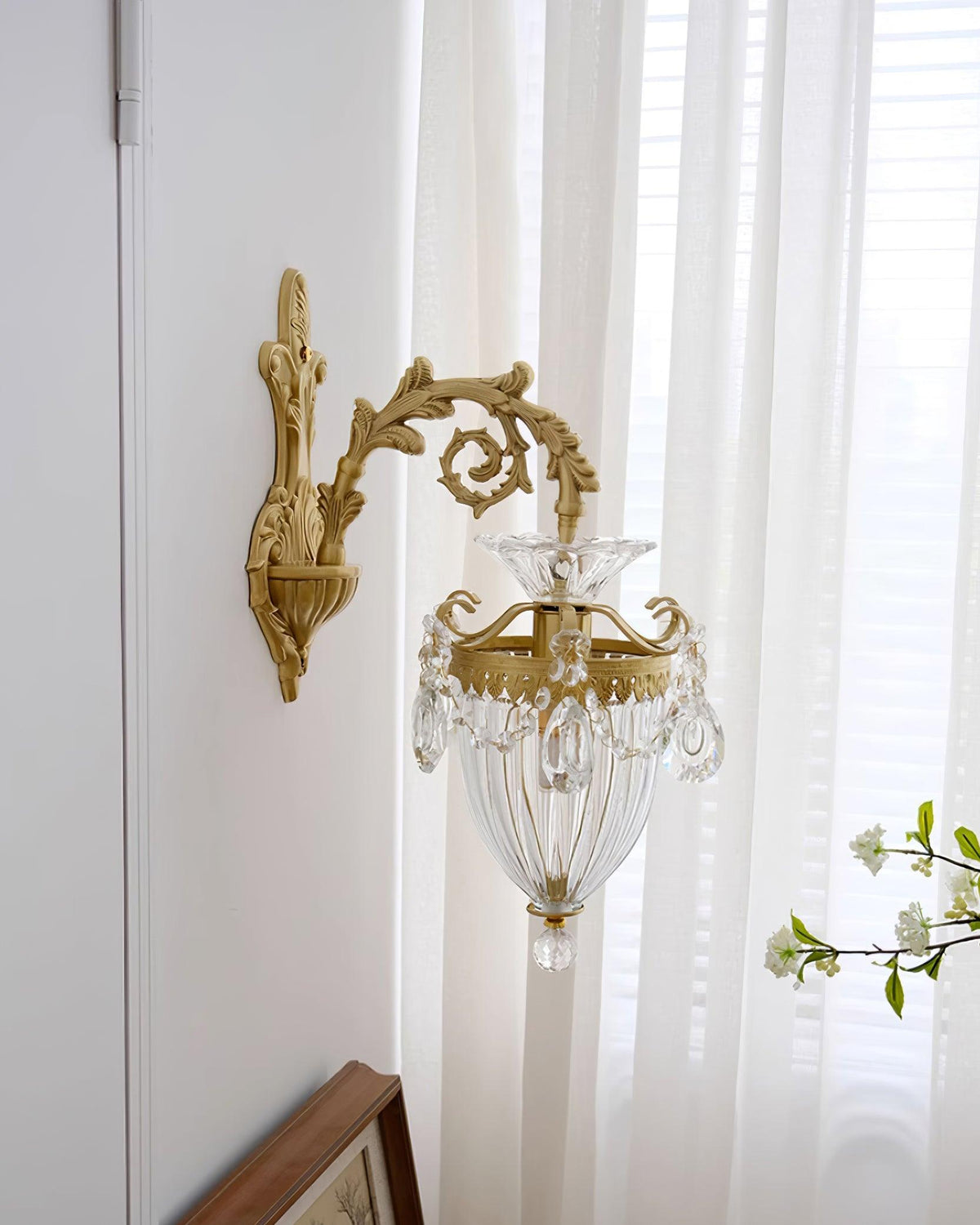 Vireon Wall Lamp Gold Double Sconce Modern-Neutral Decor