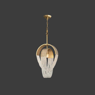 Lustra Lustre Maille Cristal Doré Cascade Scintillante