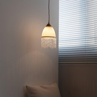 Mesh Suspension en Verre À Franges