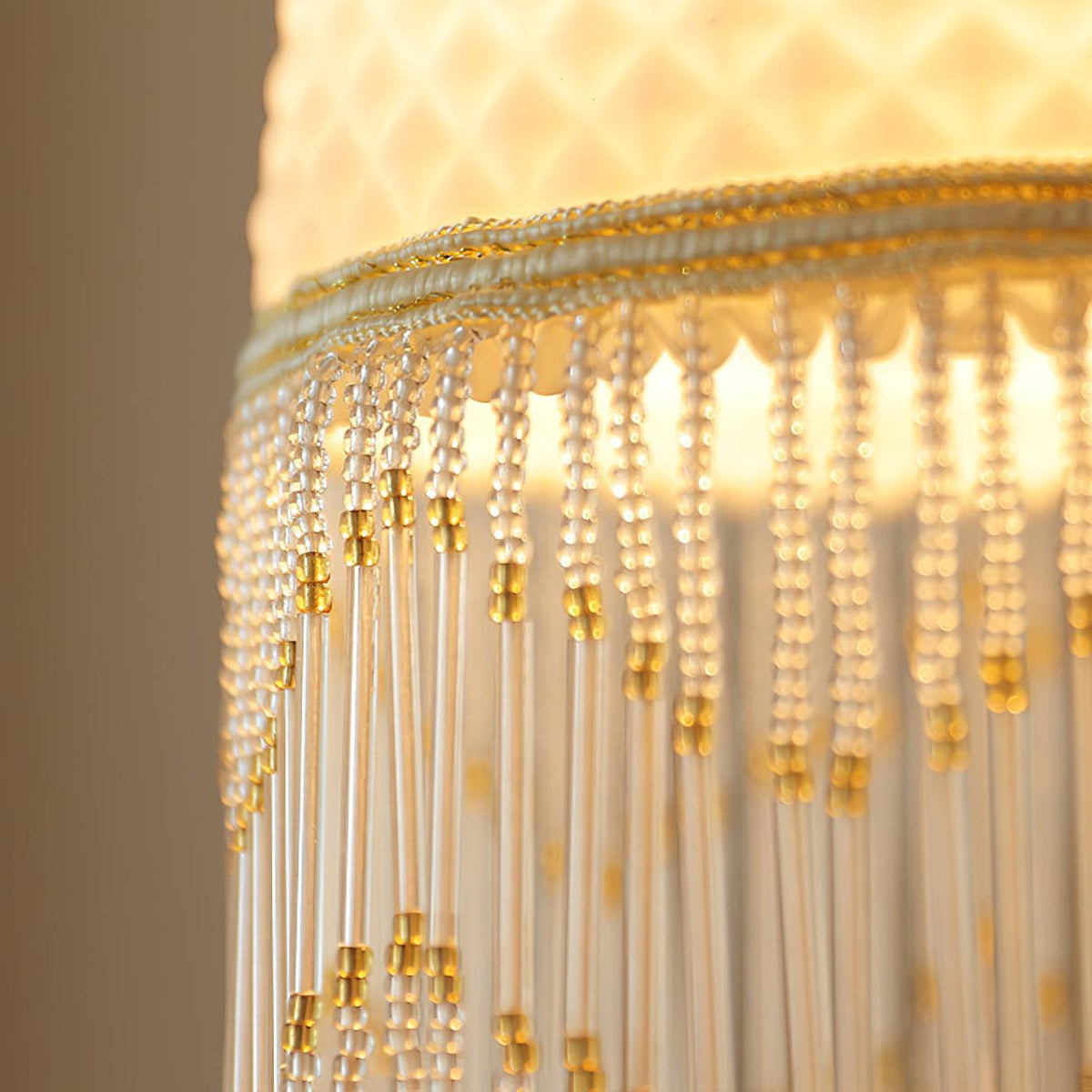 Mesh Suspension en Verre À Franges