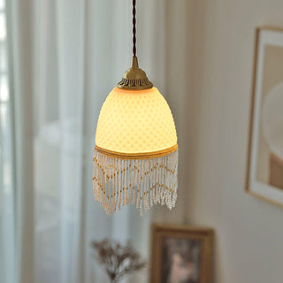 Mesh Suspension en Verre À Franges