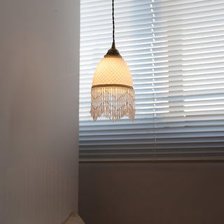 Mesh Suspension en Verre À Franges
