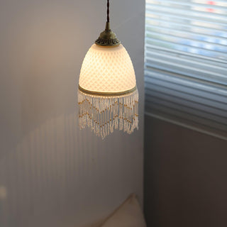 Mesh Suspension en Verre À Franges