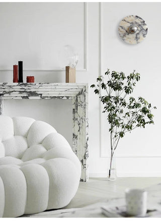 Messier Marble Wall Lamp-Neutral Decor