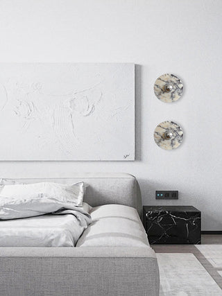 Messier Marble Wall Lamp-Neutral Decor